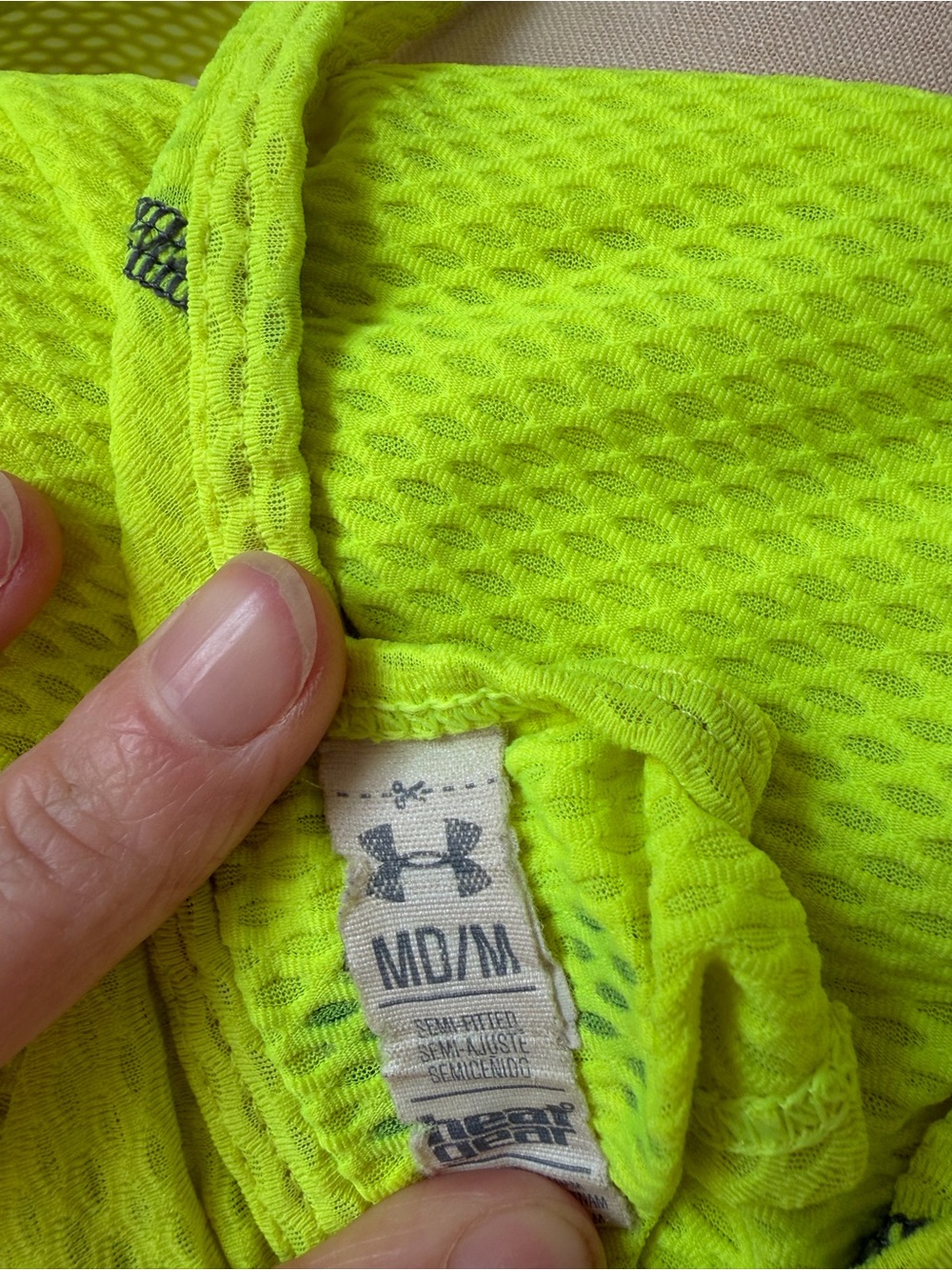 Under Armour - Neon Yellow Women’s Athletic Tank Top - M - Picture 4 of 4